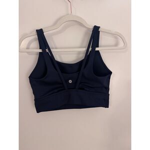 Avia Women's Padded Strappy Back Sports Bra Navy Size M Worn Once EUC
